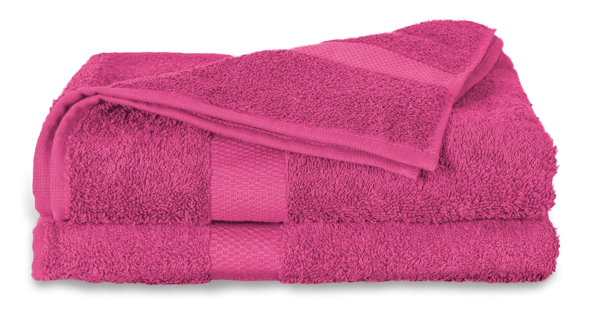 Katoenen 2PACK Douchelaken - 70x140 - Fuchsia