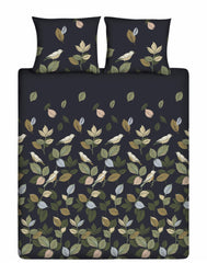 100% Katoensatijnen Dekbedovertrek - Zenna Navy