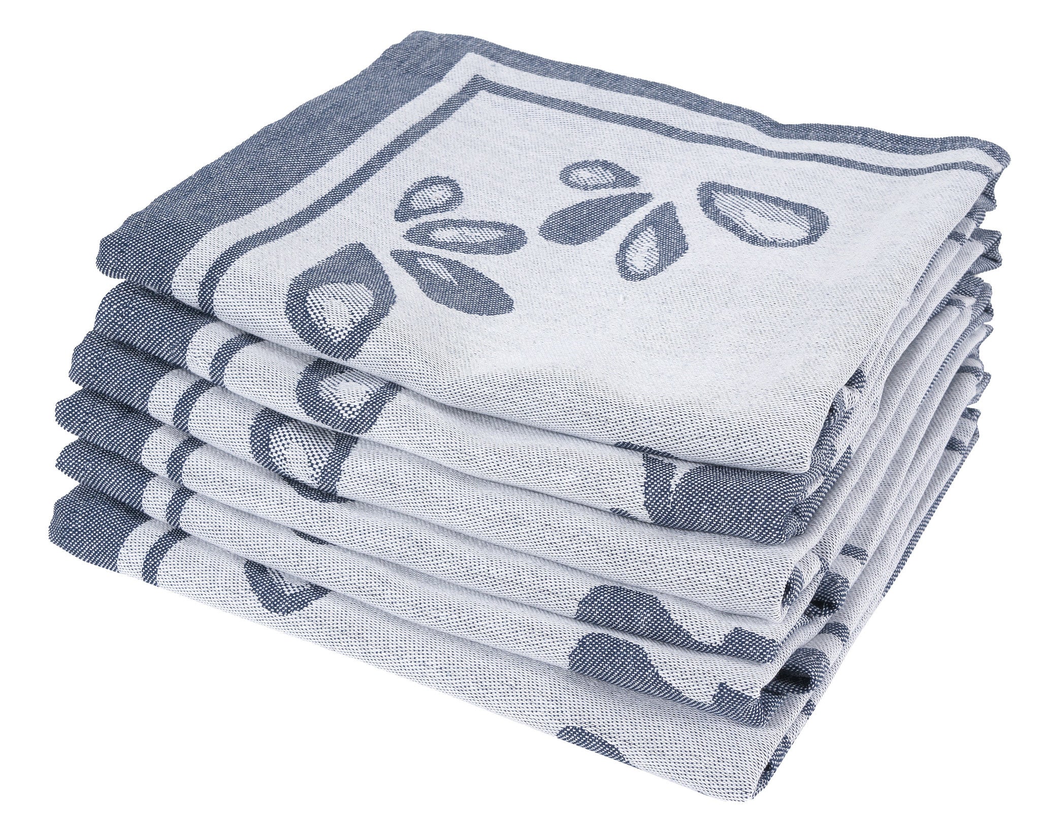 Theedoekenset - 6 stuks - Boy Girl Blauw