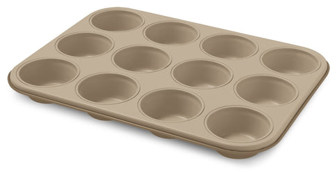 Gouden Muffinvorm 12 st.