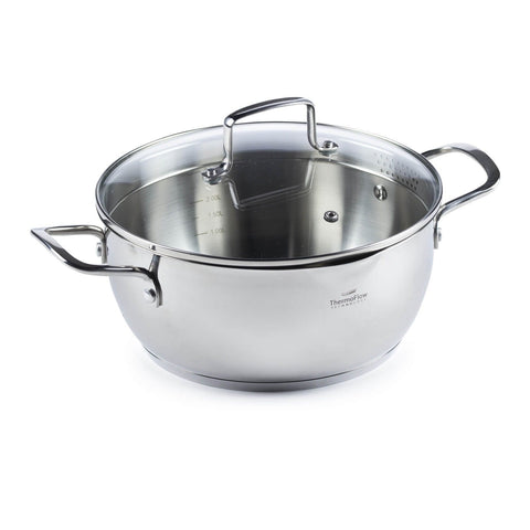Pour & Cook Kookpan met glazen deksel