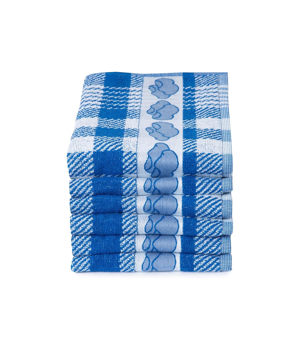 Küchentuch-Set – 6 Stück – Klompen Blau
