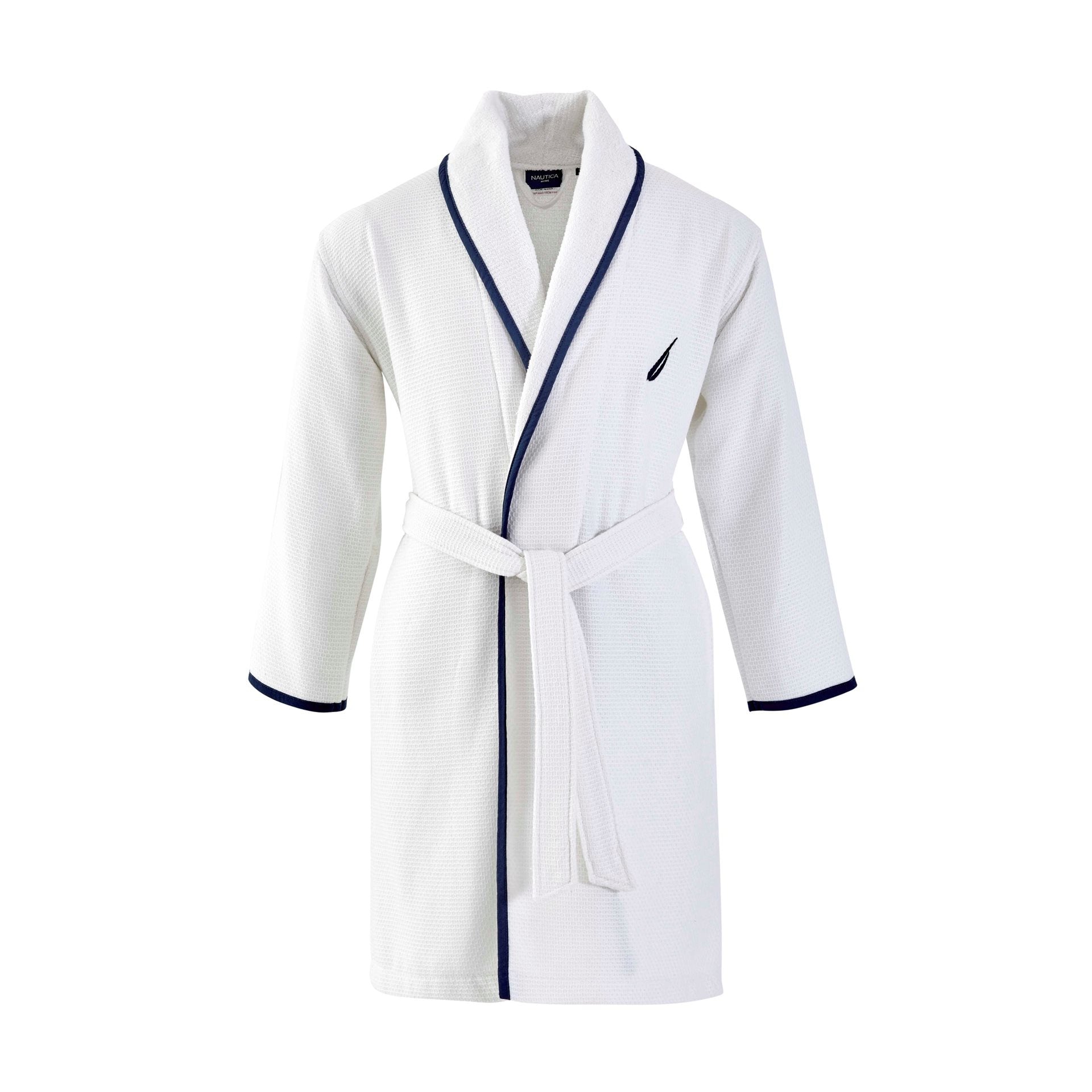 Marlin Katoenen Badjas - Unisex Badjas - Wit