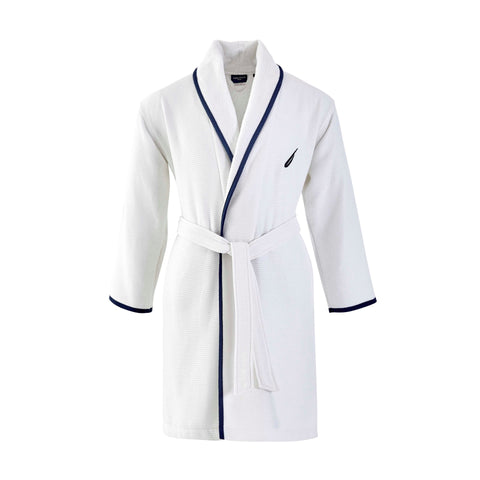 Marlin Katoenen Badjas - Unisex Badjas - Wit