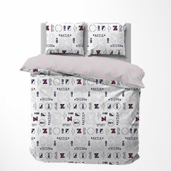 Ranforce Katoenen Dekbedovertrekset - Discovery Wit