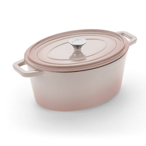 Gietijzeren Ovale Pan - Rose - 31cm