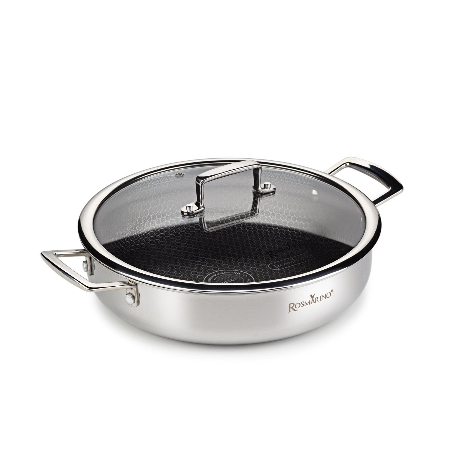 HexaPRO Lage Braadpan met deksel - 28cm