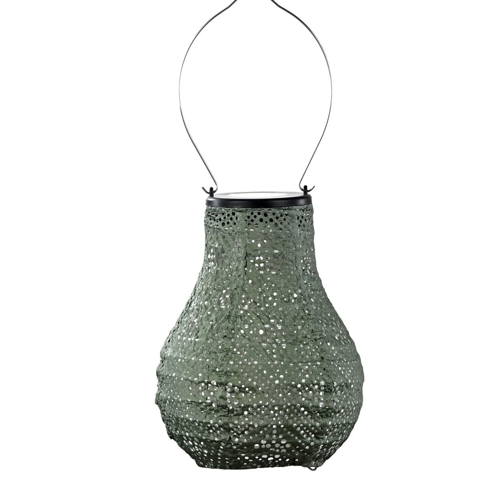 Solar Lampion Topaze Bulb - Salbeigrün