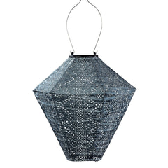 Solar Lampion Lace Diamond - Grijs Blauw