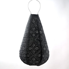 Solar Lampion Topaze Drop - 28 cm - Donker Grijs