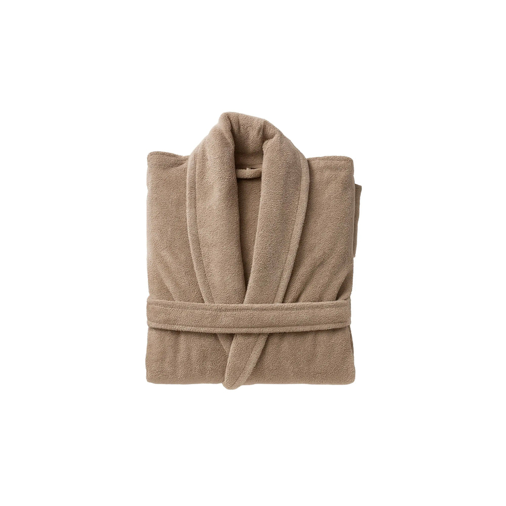 Bademantel Taupe