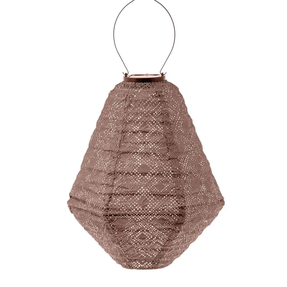 Solar Lampion Mosaikdose - Mokka-Mousse