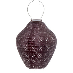 Solar Lampion Mandela Jar - Plum