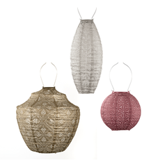 Solar Buitenlampionnen Koh Phi Phi Set - 3 stuks