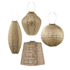 Solar Buitenlampionnen Palawan Set - 4 stuks