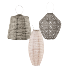 Solar Buitenlampionnen Mauritius Set - 3 stuks