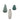 Solar Buitenlampionnen Santorini Set - 3 stuks Lumiz