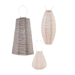 Solar Buitenlampionnen Maui Set - 3 stuks