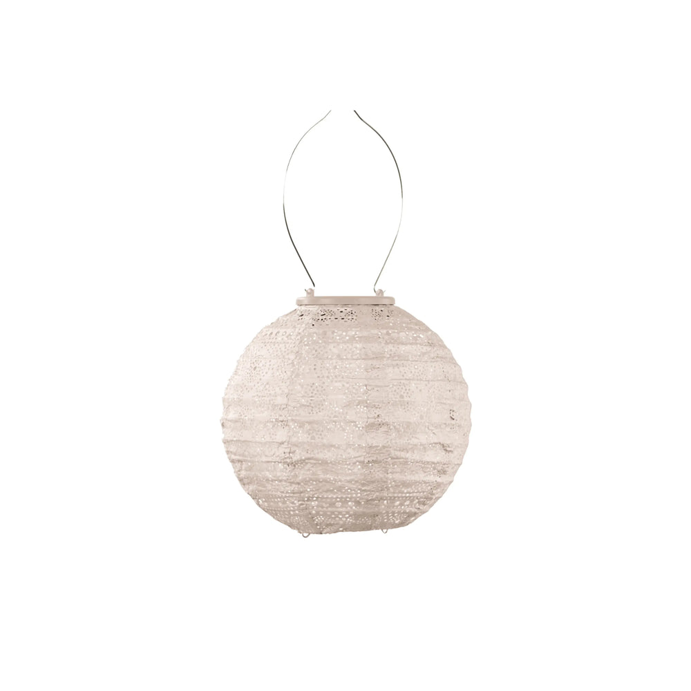 Solar-Laterne Spectare Rund – Soft Blush