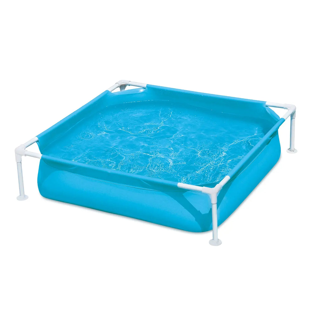 Frame Pool Quadratisch - 122 x 122 x 30 cm - Blau