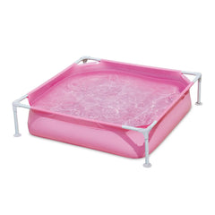 Frame Pool Square - 122 x 122 x 30 cm - Pink