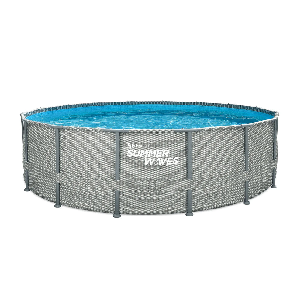 Frame Zwembad - 488 cm - met filterpomp en accesoires