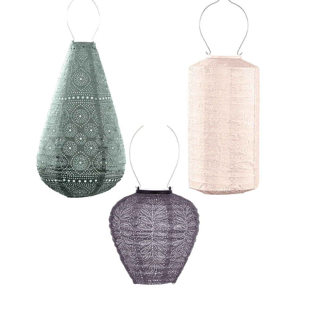 Solar Buitenlampionnen Amazone Set - 3 stuks