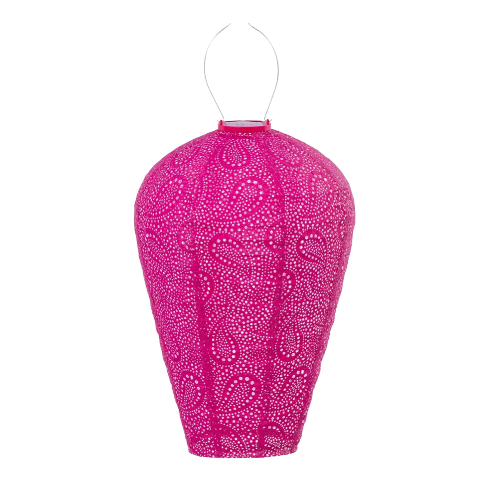 Solar Lampion Paisley Balloon - XL- Fuchsia