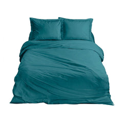 Ten Cate Premium 100% Katoen Satijnen Dekbedovertrekset - 140x200/220 - Deep Teal