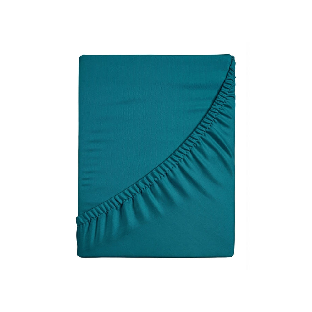 Ten Cate Premium 100% Katoensatijnen Hoeslaken - 140x200 - Deep Teal