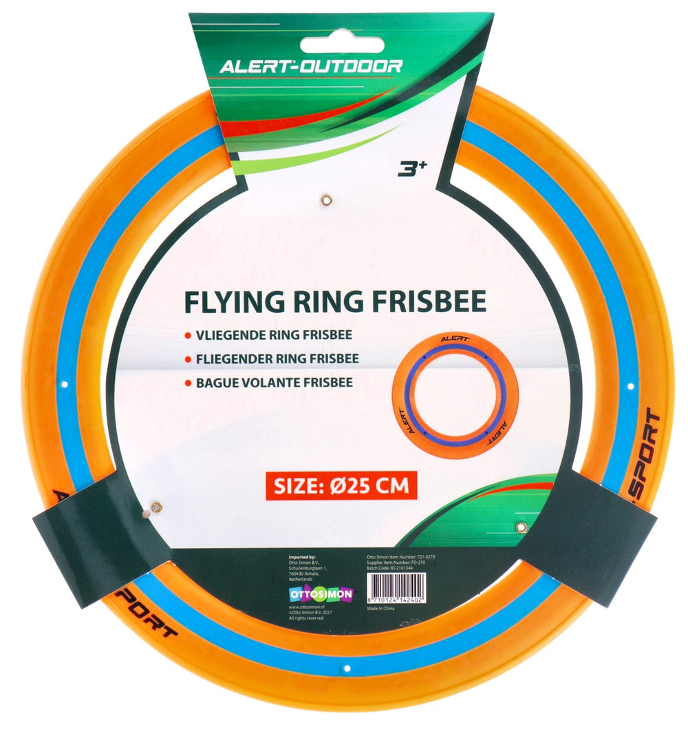 FLYING RING FRISBEE ALERT