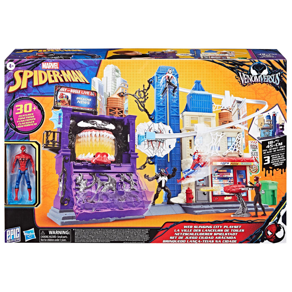 Marvel Spider-Man 10Cm Venom Vs Web City