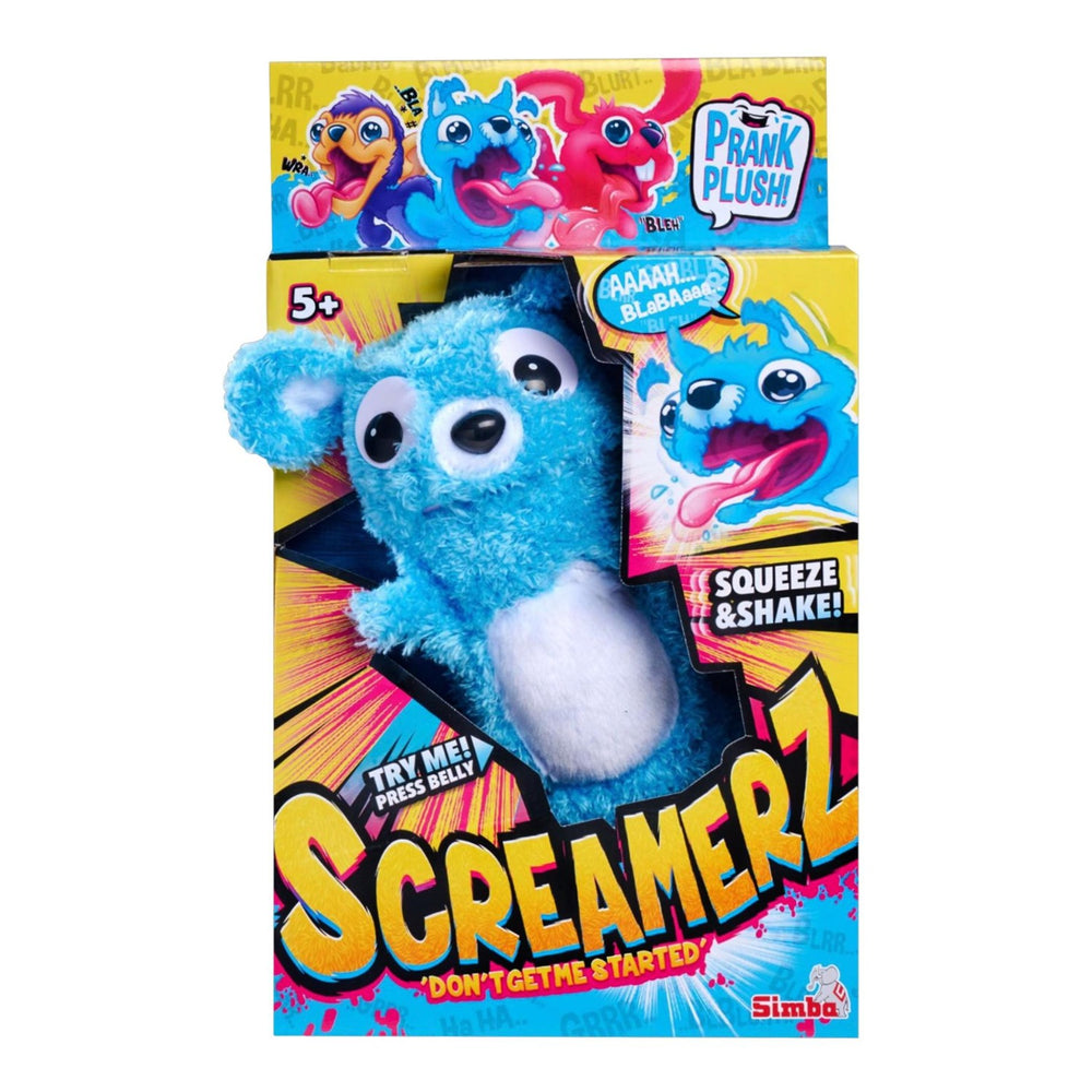 Pluche Screamerz Beer Blauw