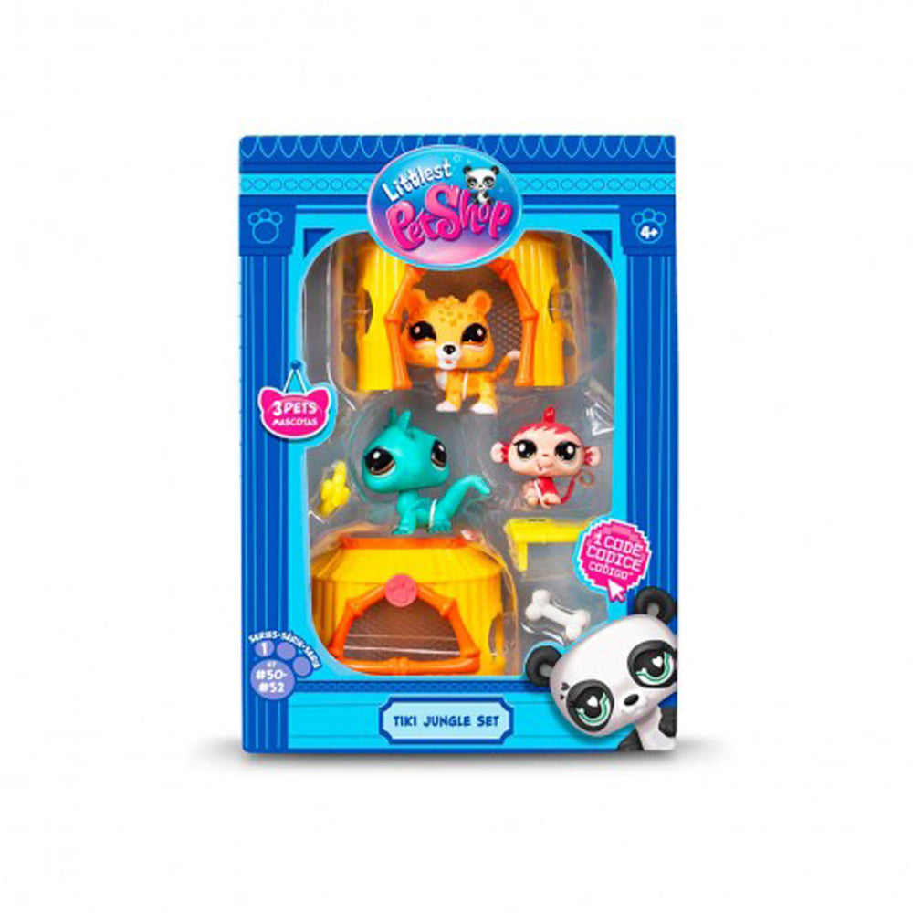 Little Pet Shop Playset Themed Jungle 3 - Pack