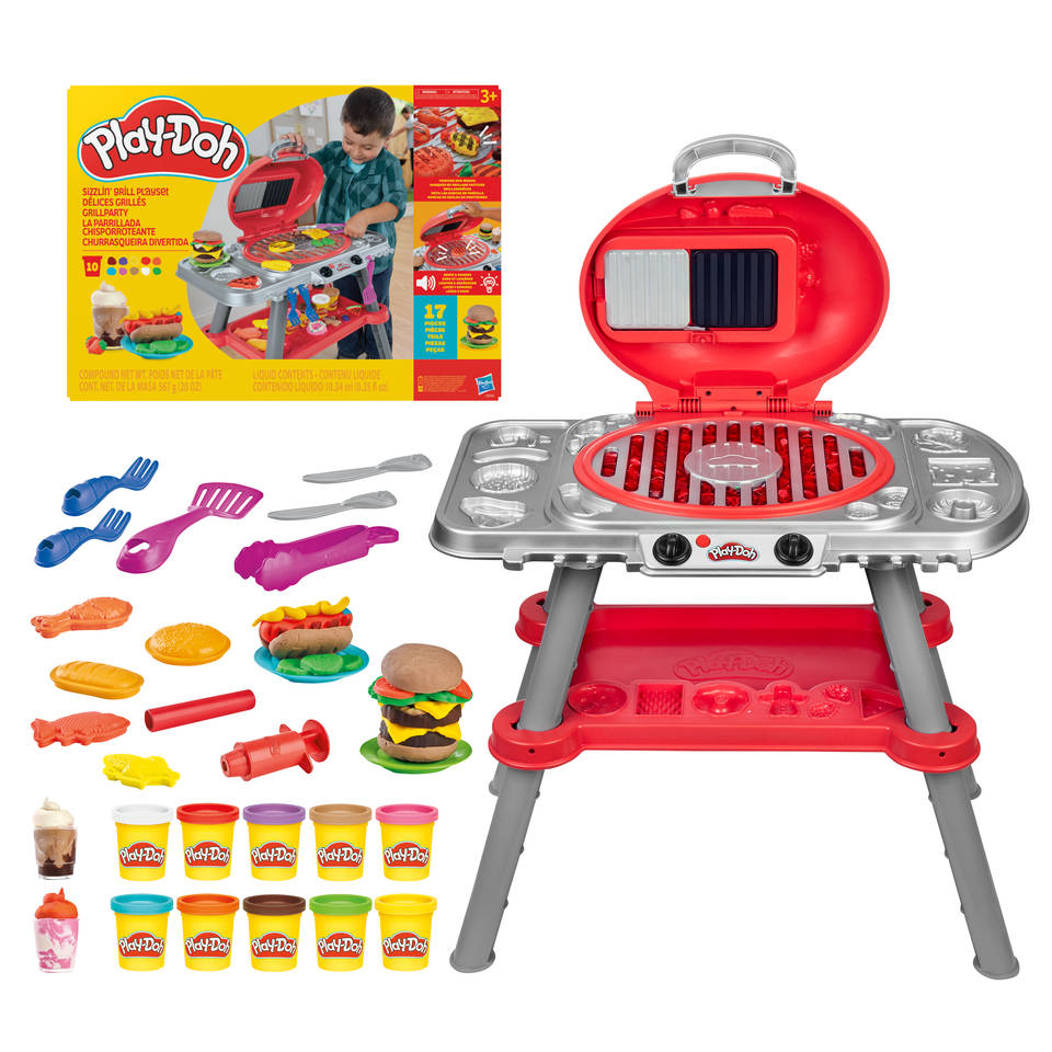 Playdoh Gloeiende Grill Playset