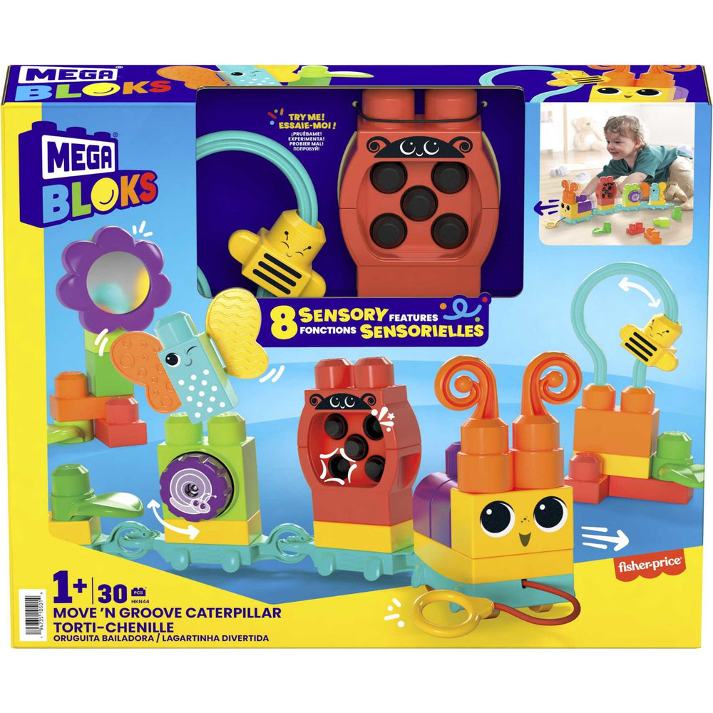 Fisher Pierce Mega Bloks Move 'N Groove Caterpillar