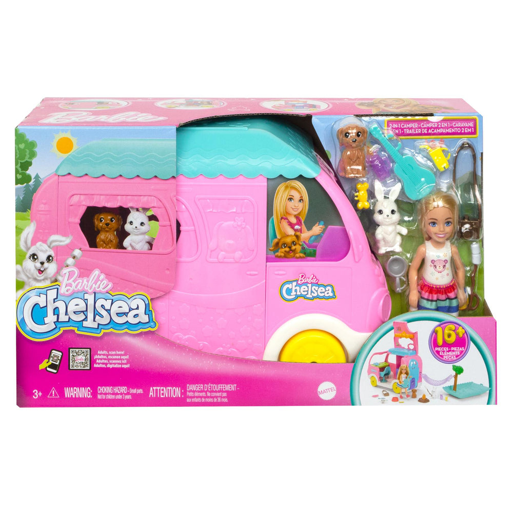 Barbie Family Chelsea Camper New