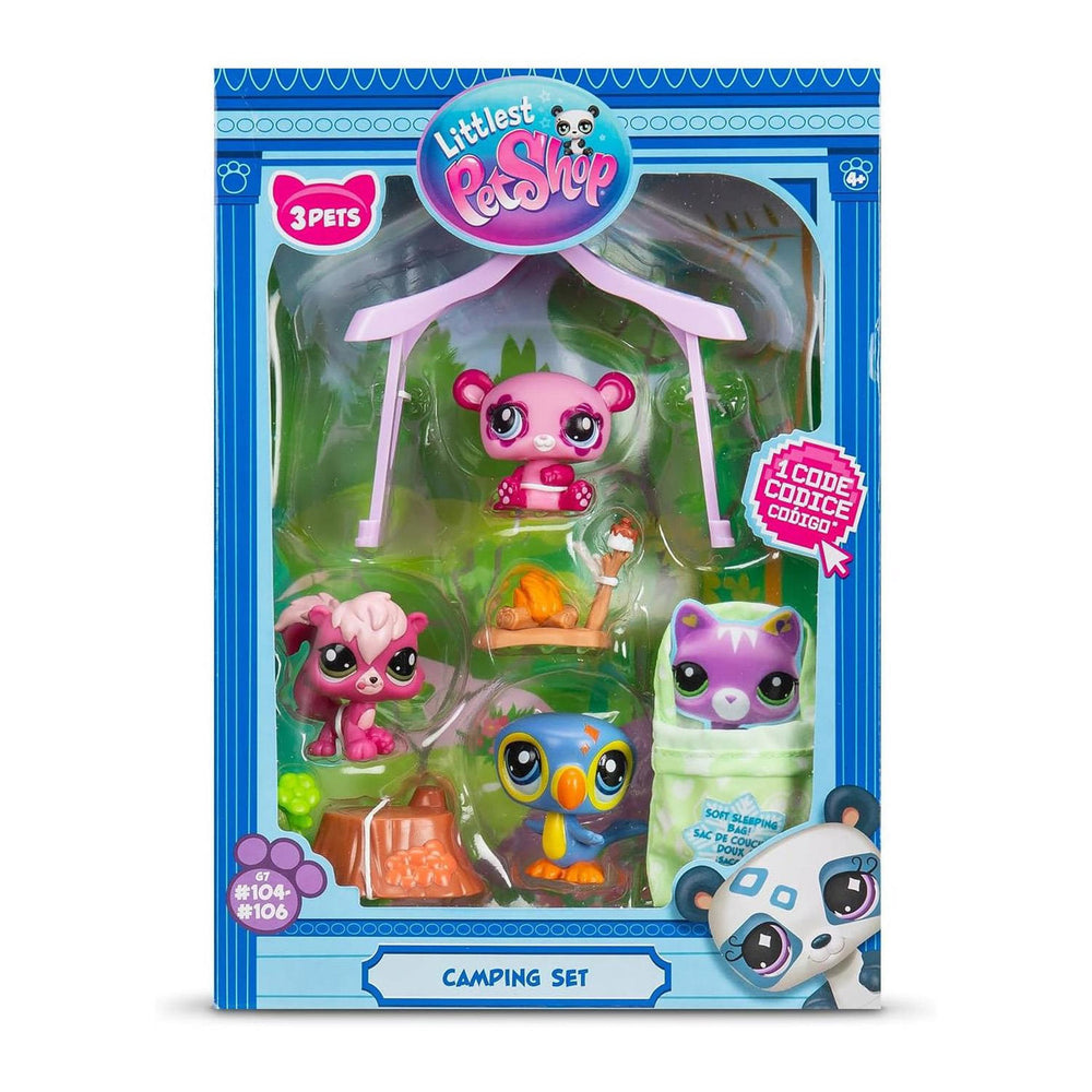 Little Pet Shop Playset Camping 3 - Pack