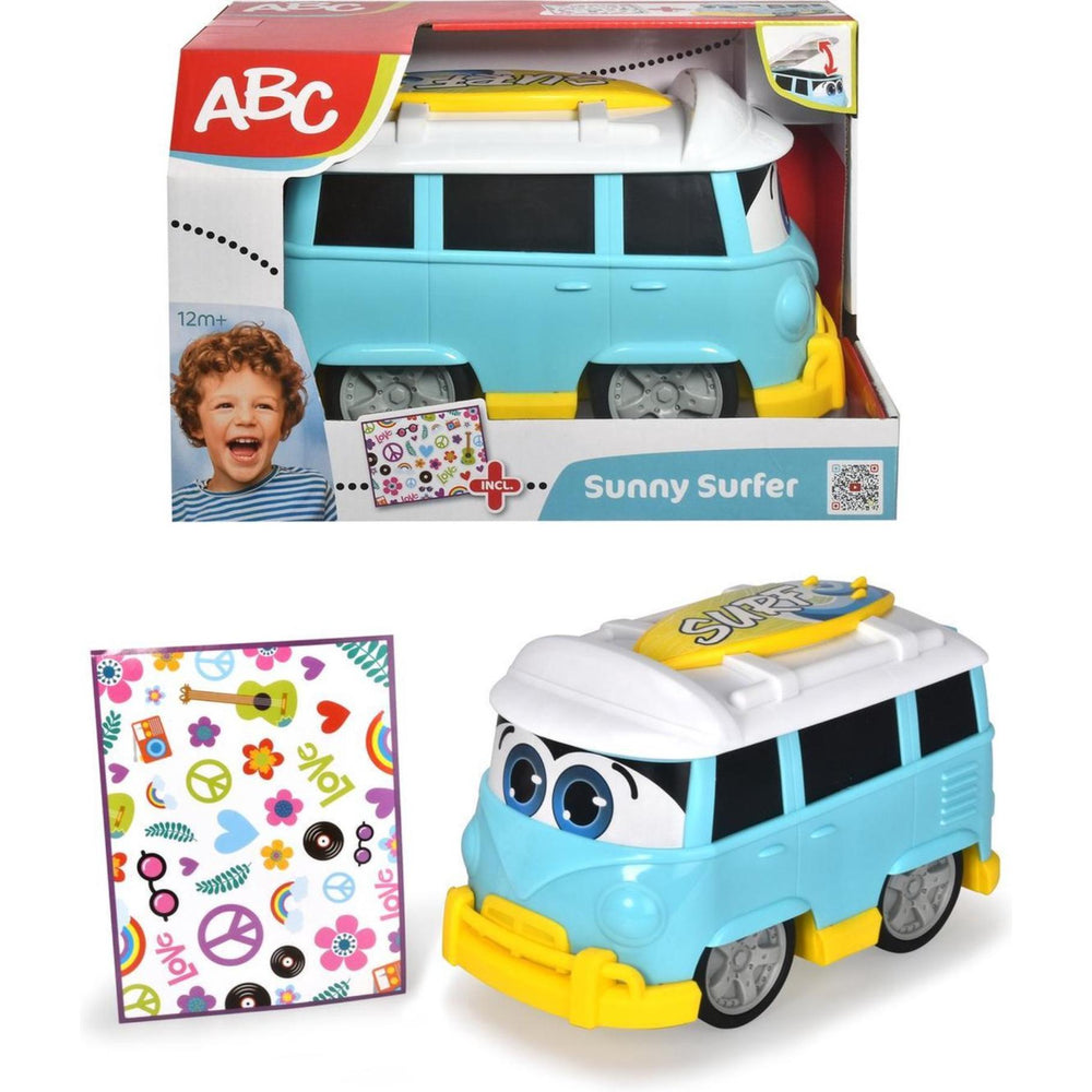 Bus Dickie Sunny Surfer Bus 25Cm+Stickers