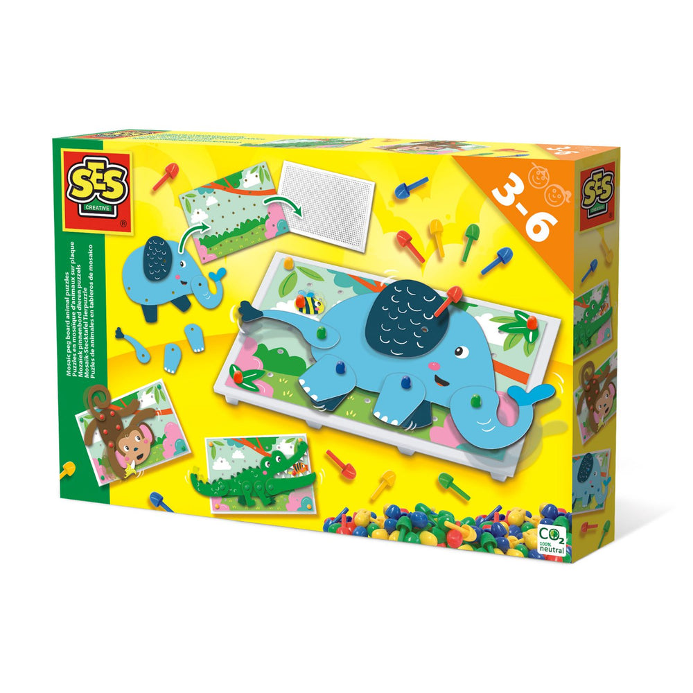 Ses Ik Leer Mozaiek Dieren Puzzel
