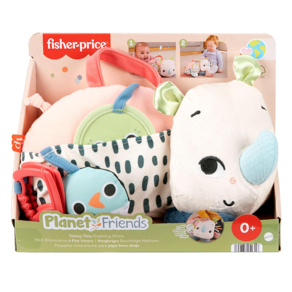 Fisher Pierce Tummy Time Roaming Rhino