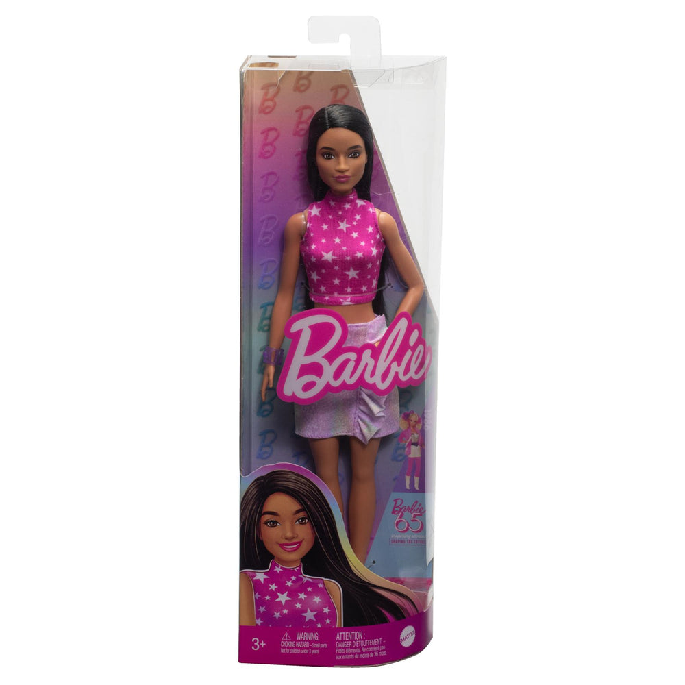 Barbie Fashionista Roze Trui Donker Haar