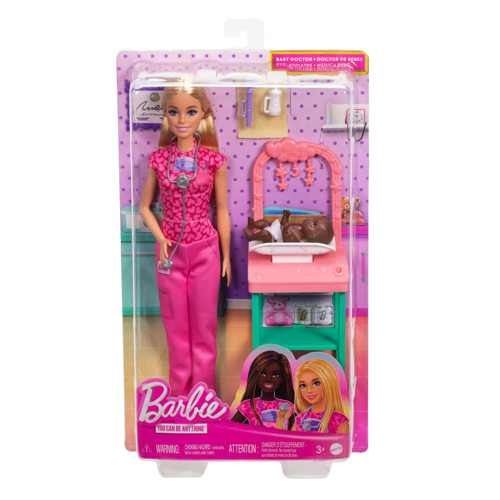 Barbie Career Baby Dokter Speelset+Pop