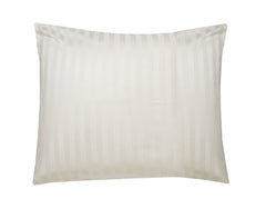 Ten Cate Streep Satijnen Kussenslopen (2 stuks) - 60x70 cm - Naturel