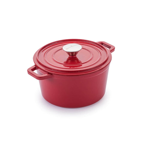 Gietijzeren Pan - Rood - 20cm