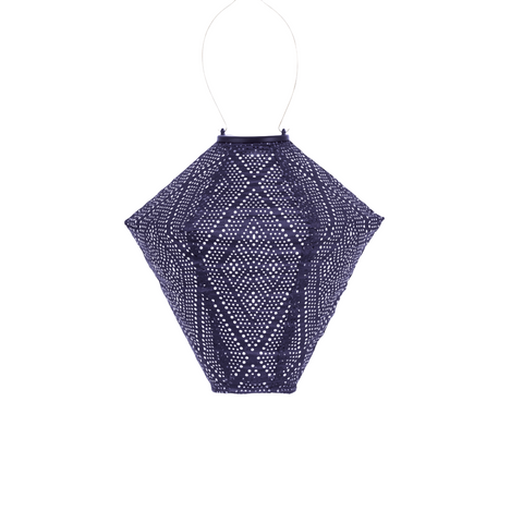 LUMIZ Solar Lampion Ikat Diamond - 28 cm - Future Dusk