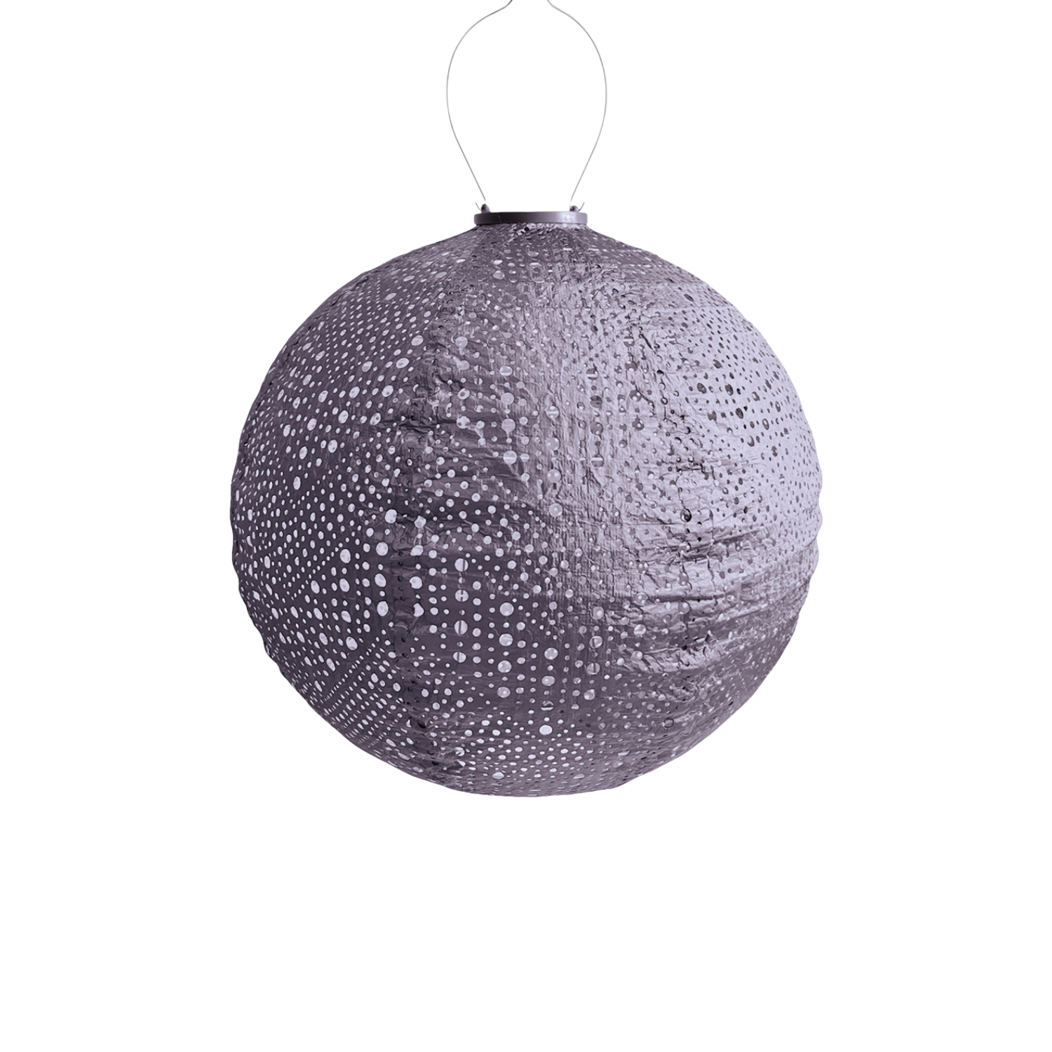 LUMIZ Solar Lampion Verso Rond - 40 cm - Paars