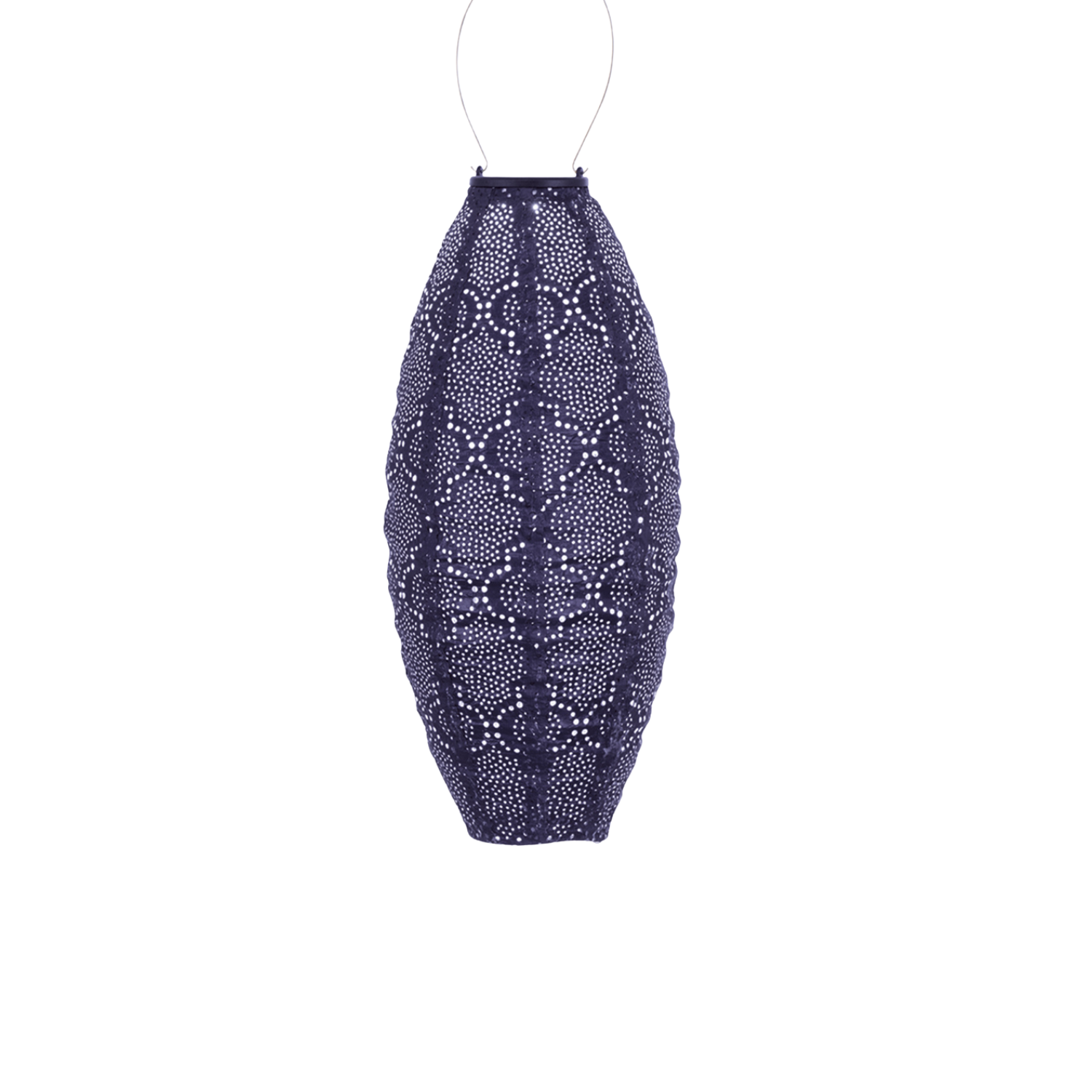 LUMIZ Solar Lampion Bazaar Long Oval - 20 cm - Future Dusk