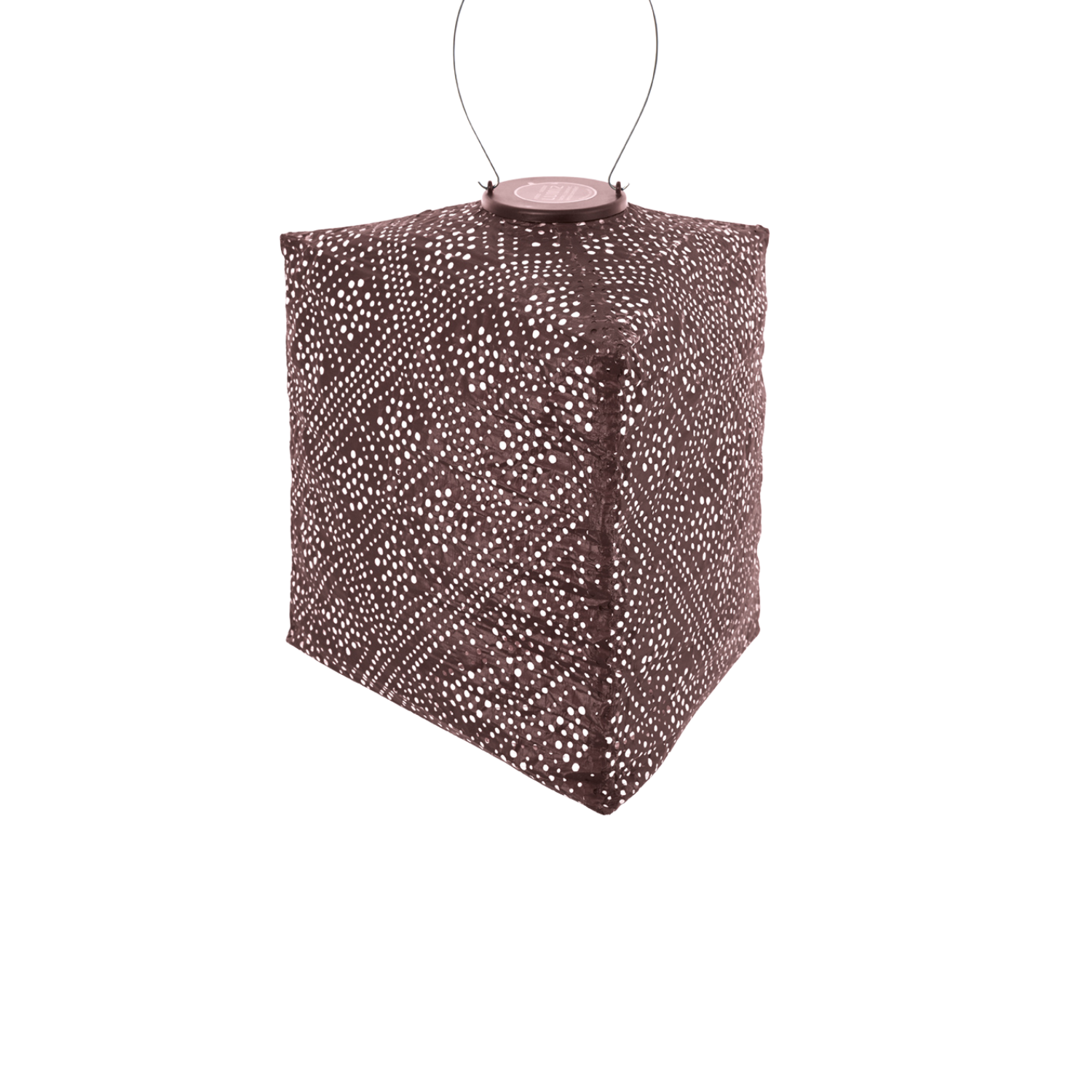 LUMIZ Solar Lampion Topaze Triangle - 28 cm - Plum