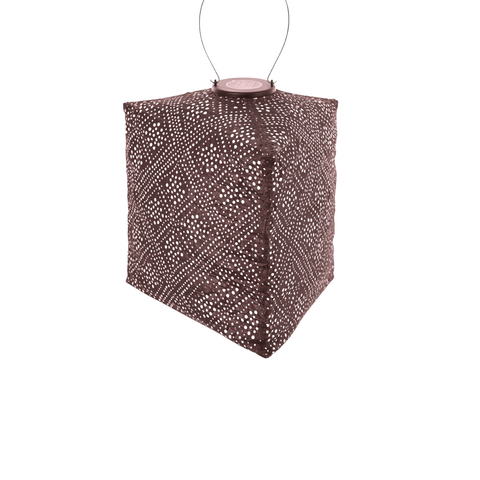 LUMIZ Solar Lampion Topaze Triangle - 28 cm - Plum